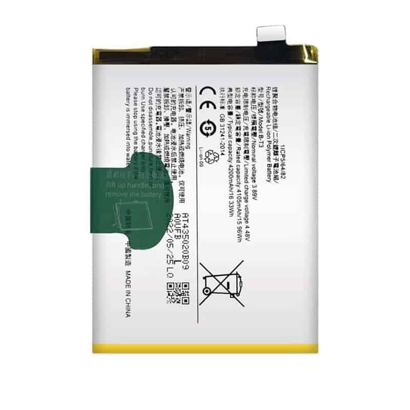 Battery Replacement for Vivo V23 - B-T3 1 Original Vivo V23 Battery Replacement Price in Chennai India B T3 Original Vivo V23 Battery Replacement Price in Chennai India - B-T3