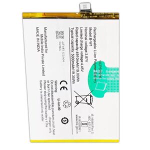 Original Vivo Y02 Battery Replacement Price in Chennai India - B-W1